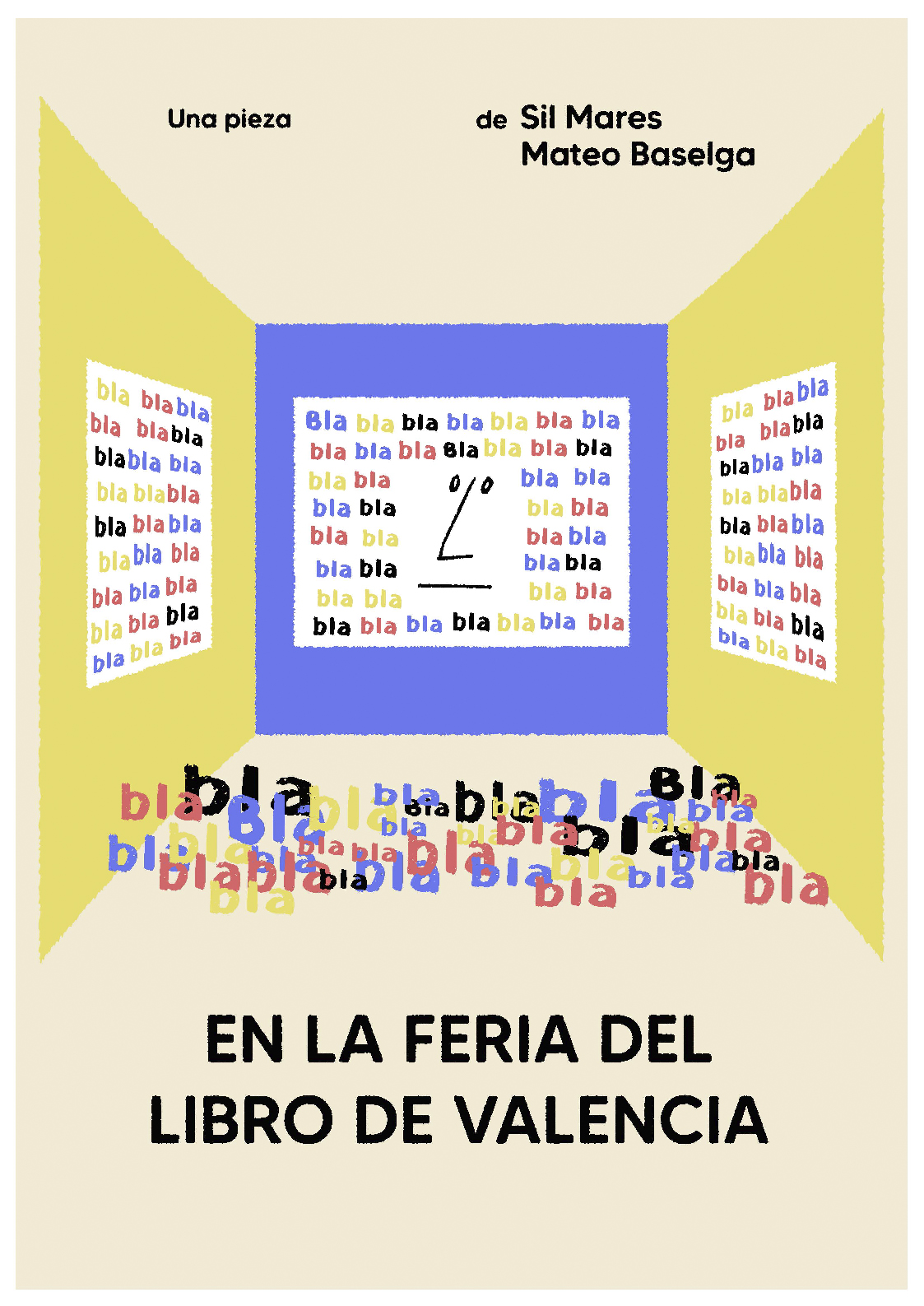 Póster del corto En la feria del libro de Valencia