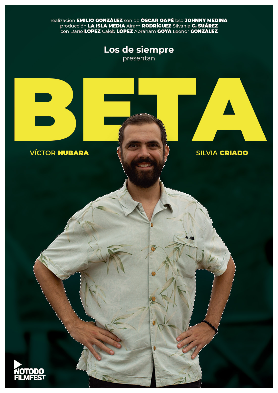 Póster del corto BETA