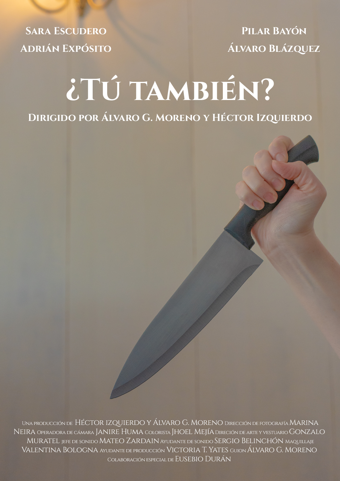 Póster del corto ¿Tú también?