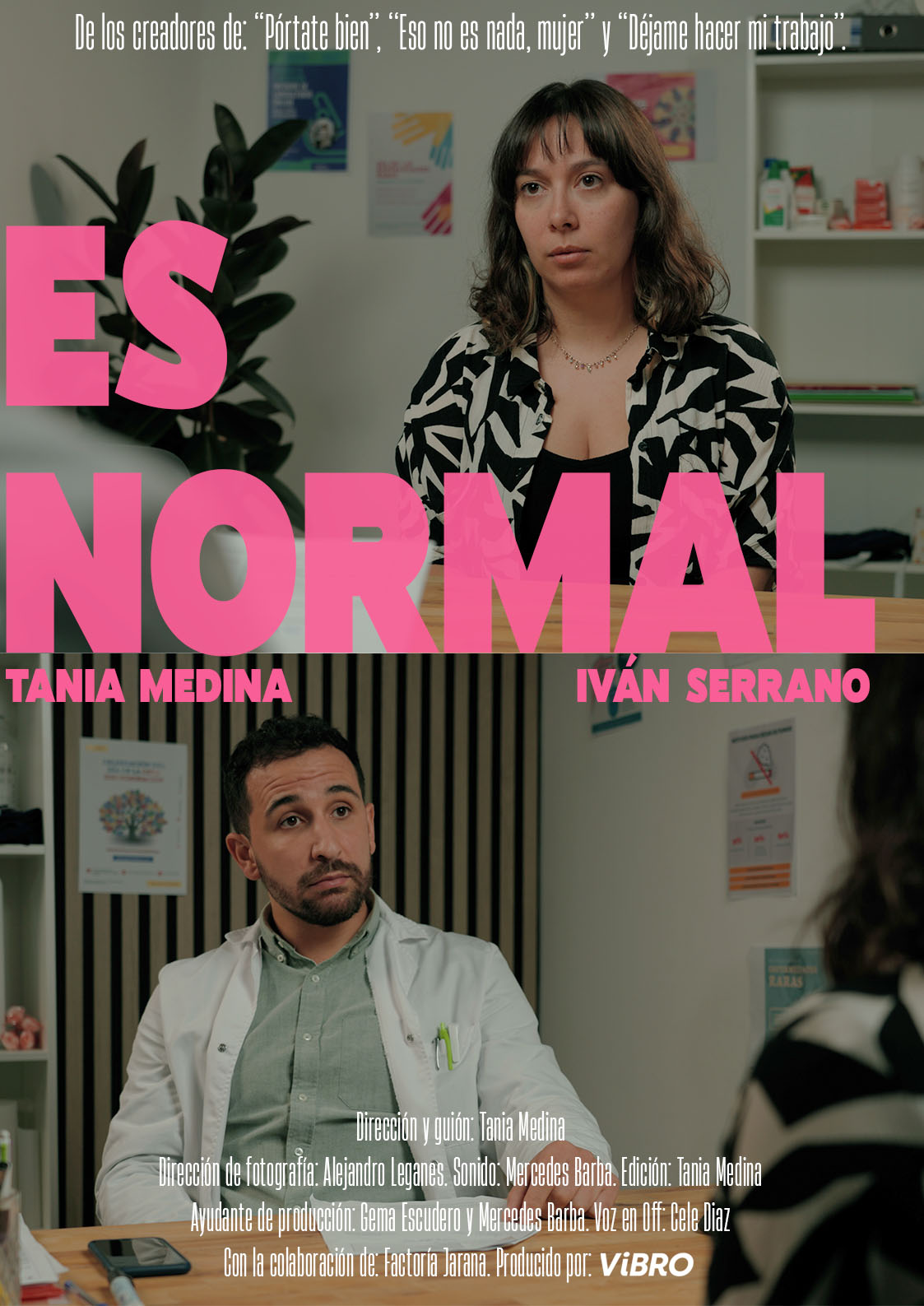 Póster del corto ES NORMAL