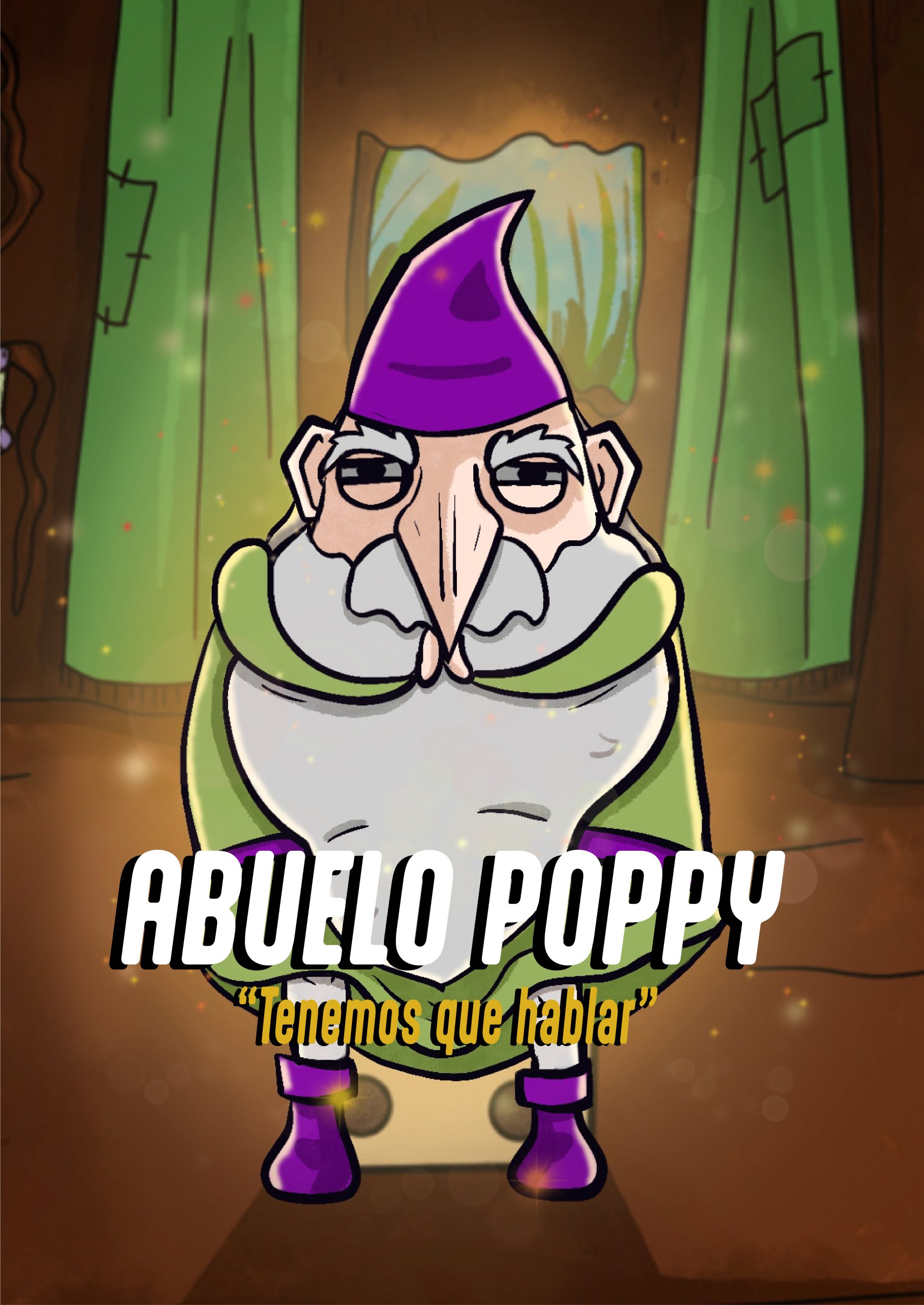 Póster del corto Abuelo poppy