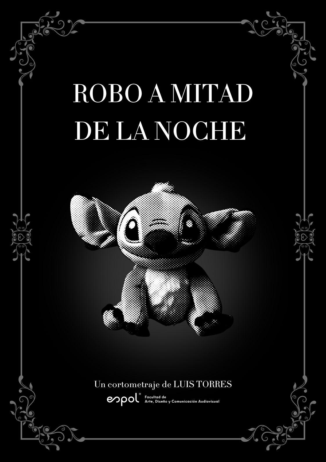 Póster del corto Robo a Mitad de la Noche