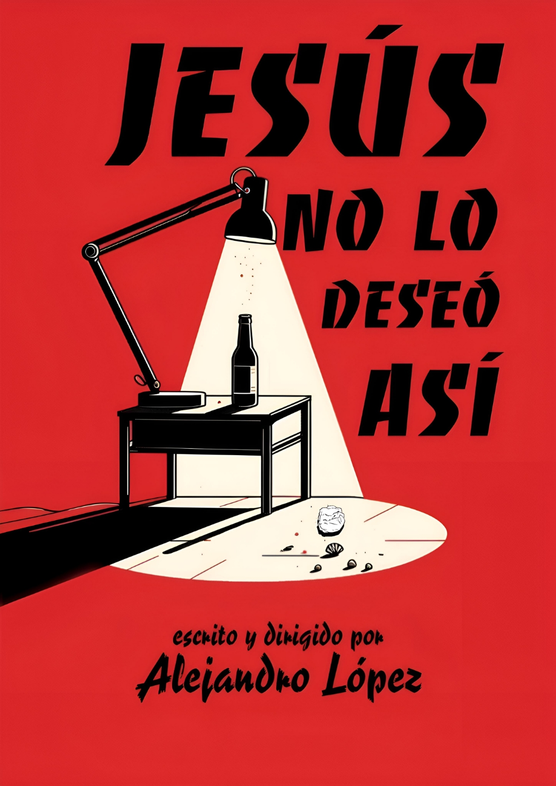 Póster del corto JESÚS NO LO DESEÓ ASÍ