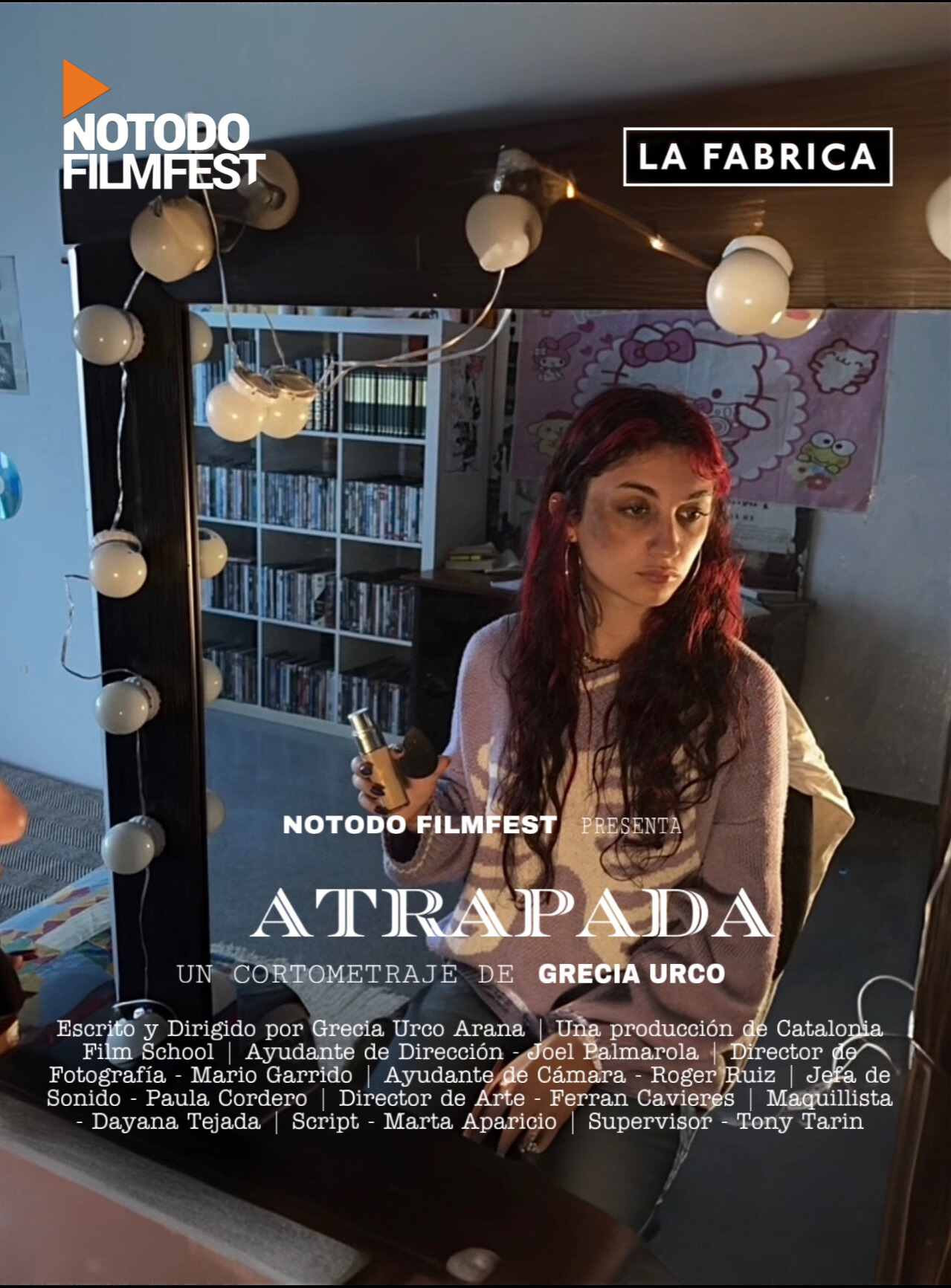 Póster del corto Atrapada