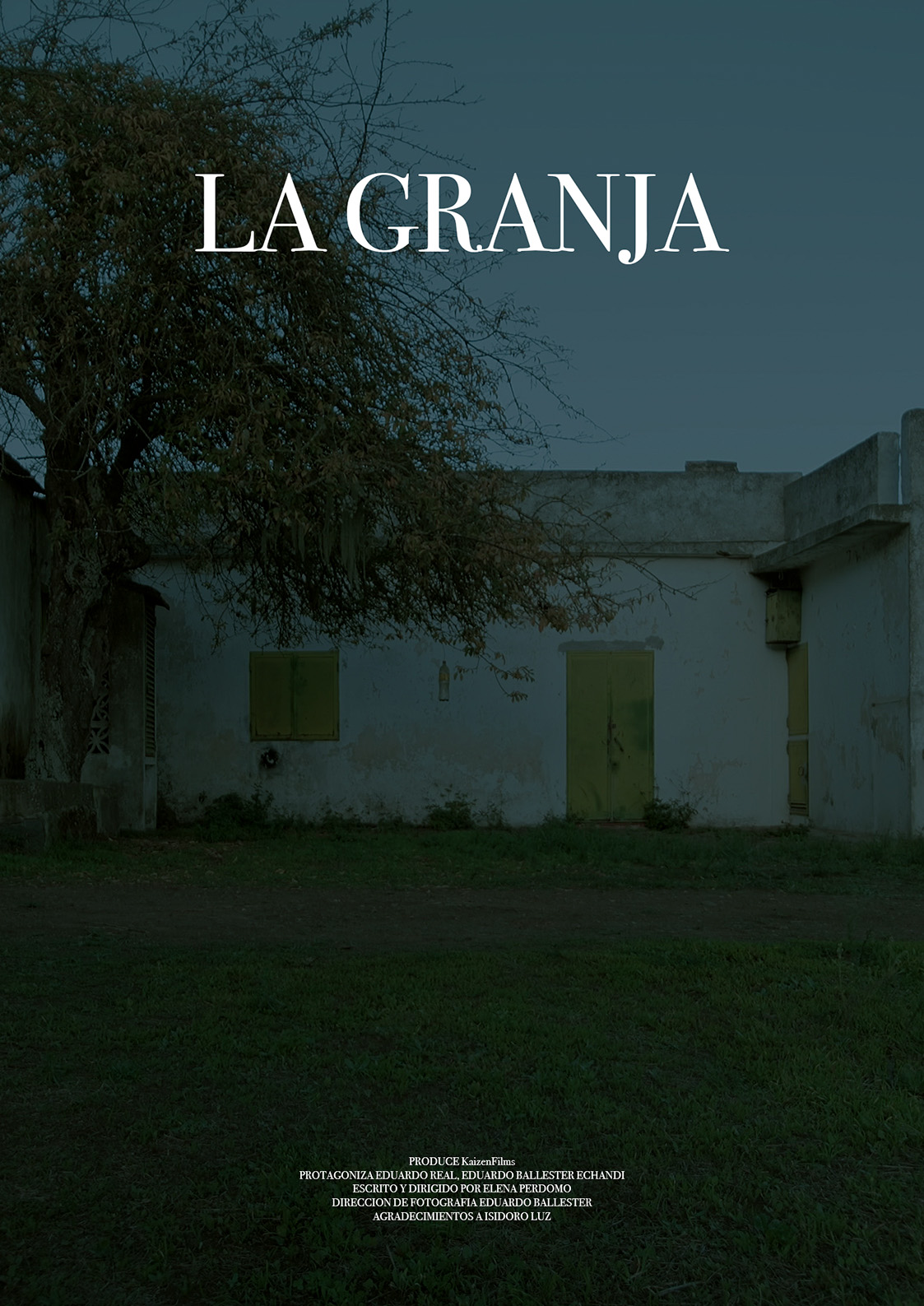 Póster del corto La Granja