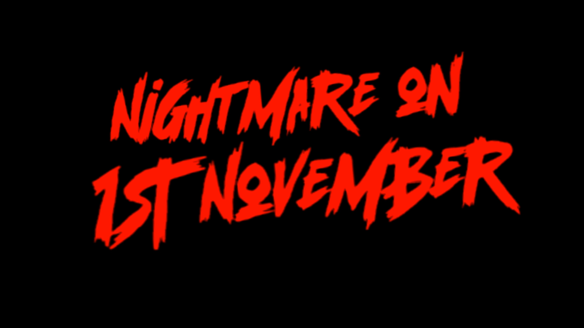 Póster del corto Nightmare On 1st November