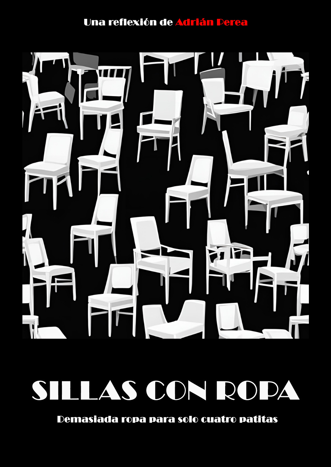 Póster del corto Sillas con ropa