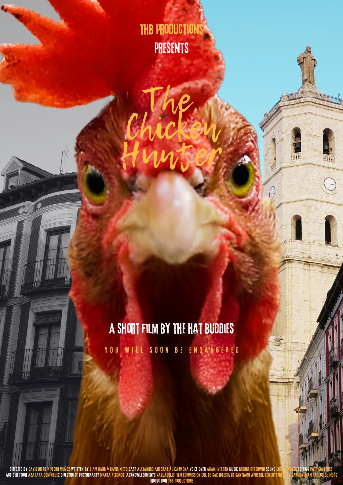 Póster del corto THE CHICKEN HUNTER