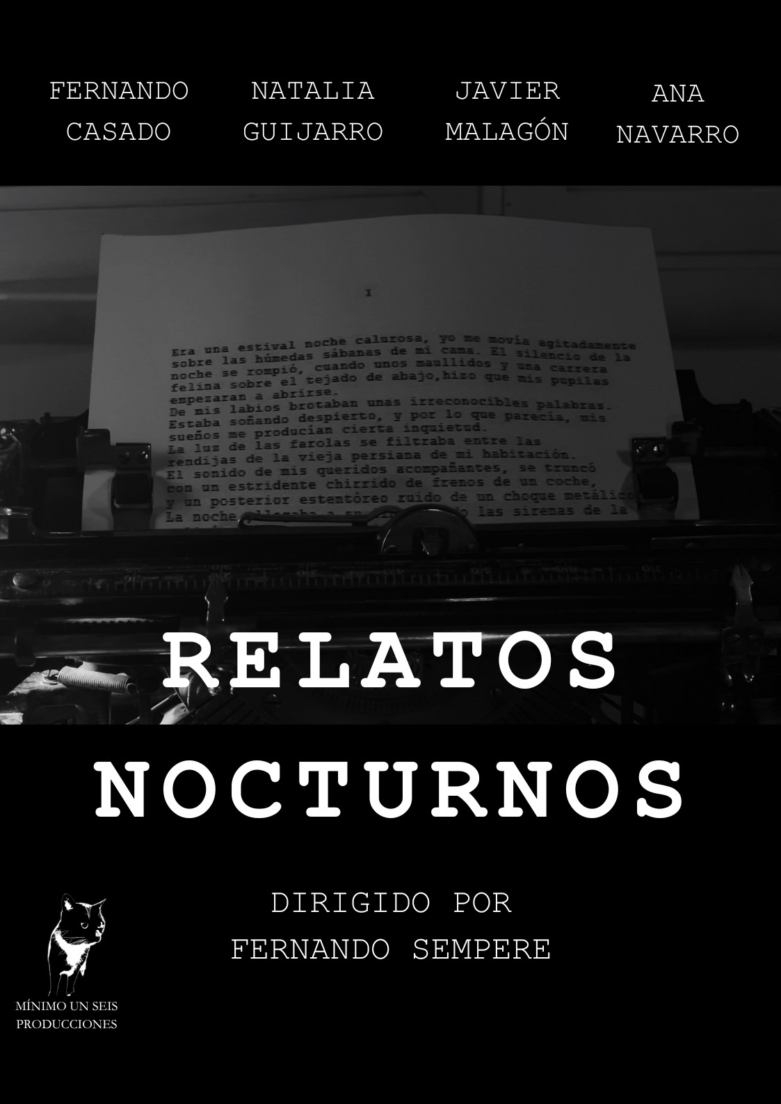 Póster del corto Relatos Nocturnos