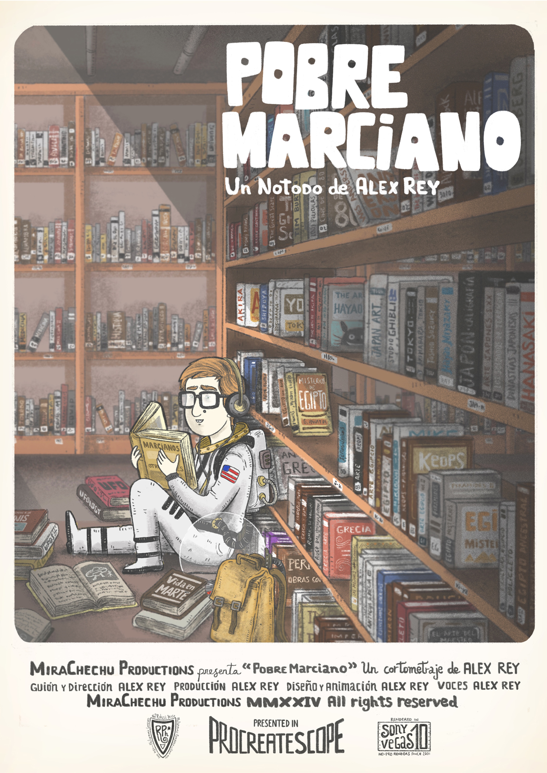 Póster del corto POBRE MARCIANO