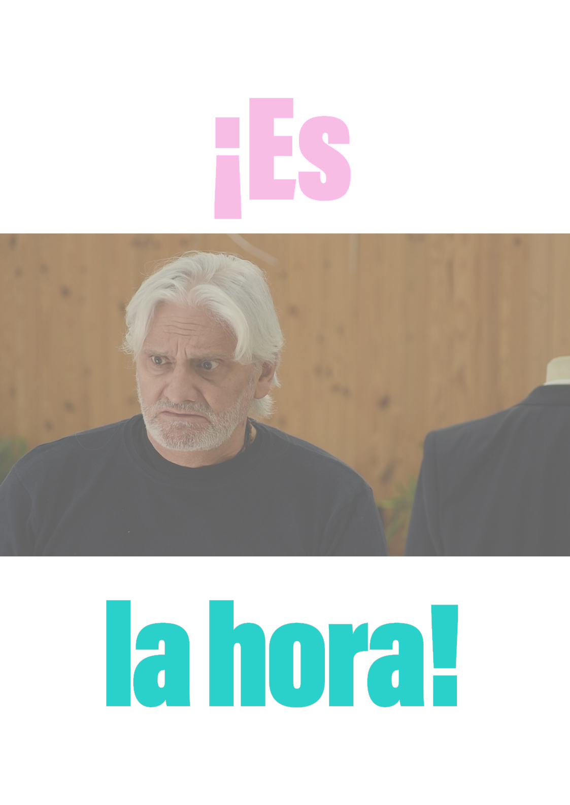 Póster del corto ¡Es la hora!