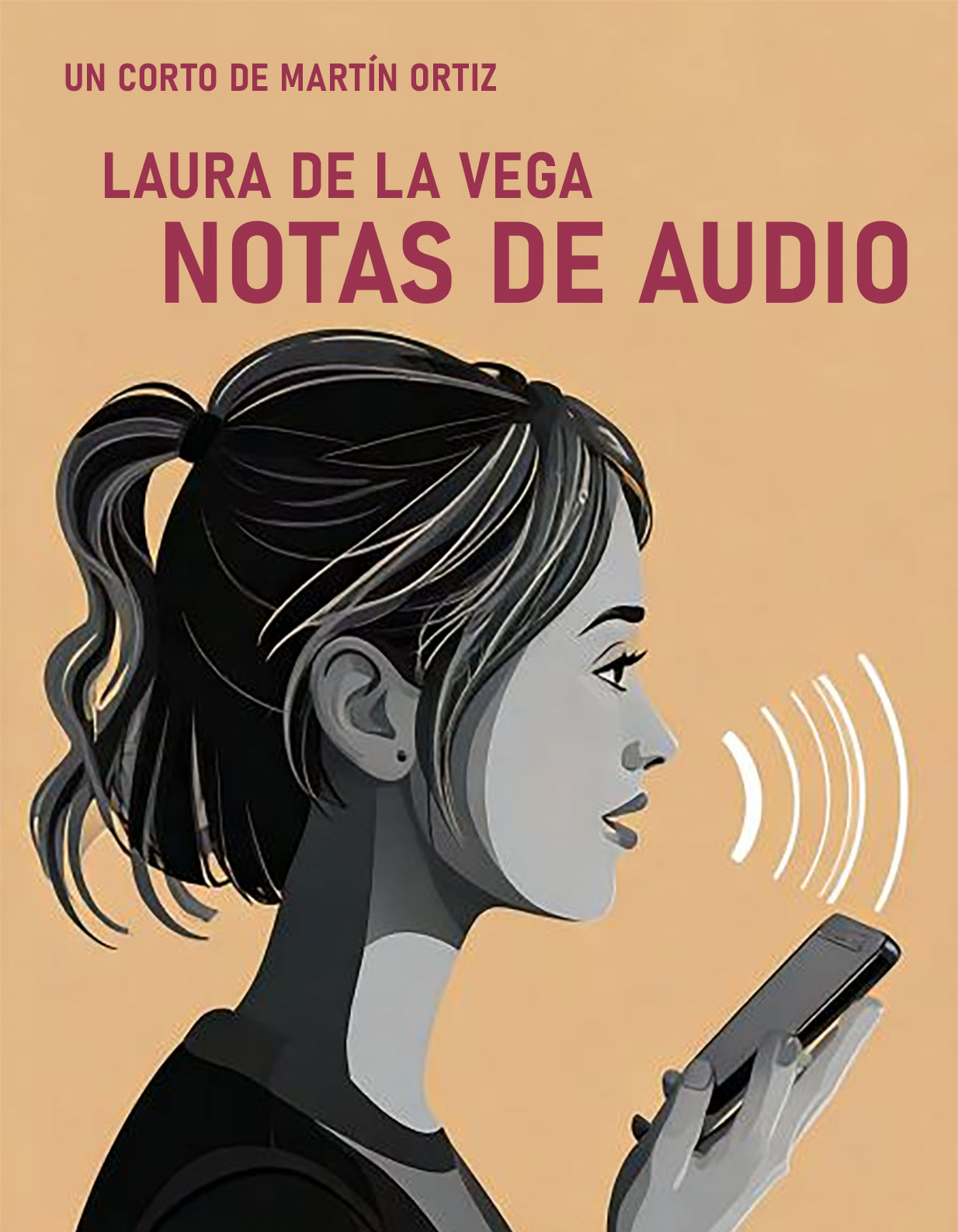 Póster del corto Notas de audio