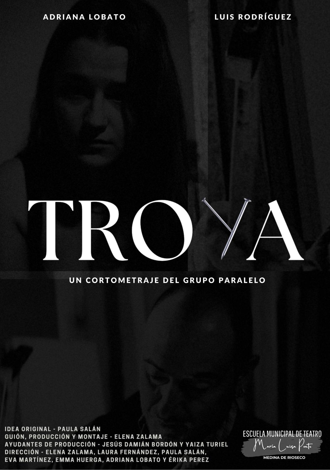 Póster del corto TROYA