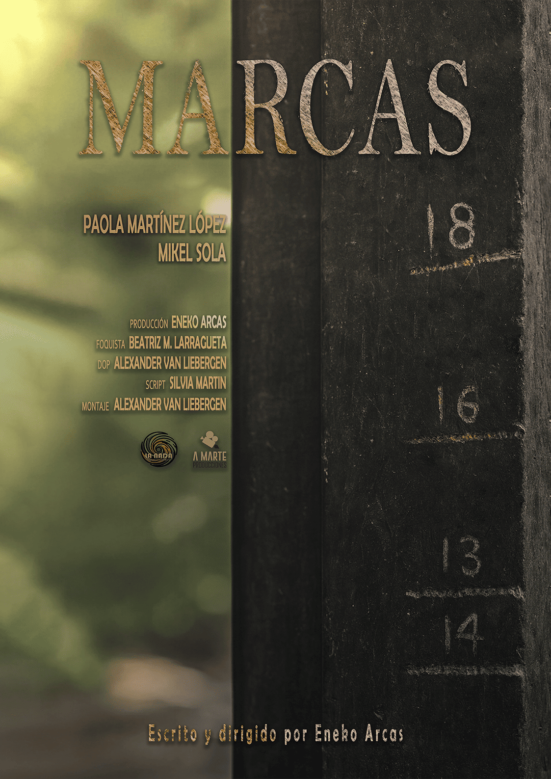 Póster del corto Marcas