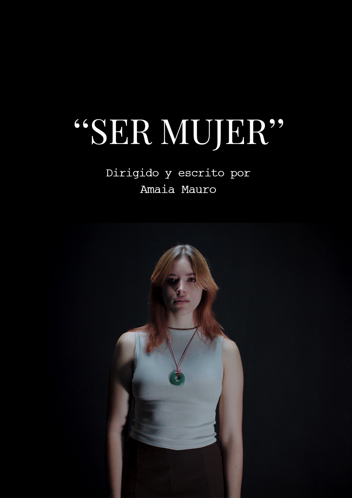 Póster del corto Ser mujer
