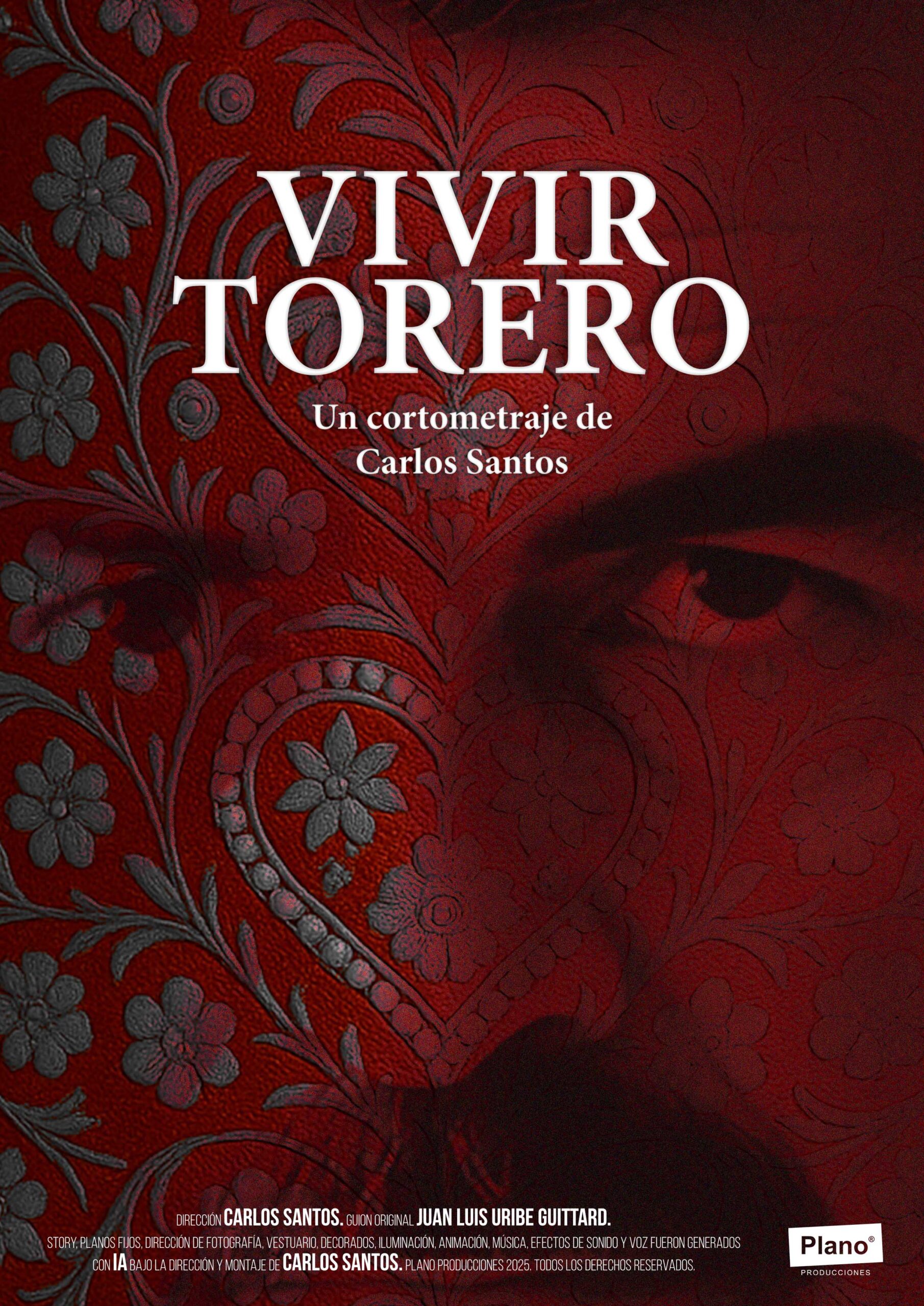 Póster del corto VIVIR TORERO