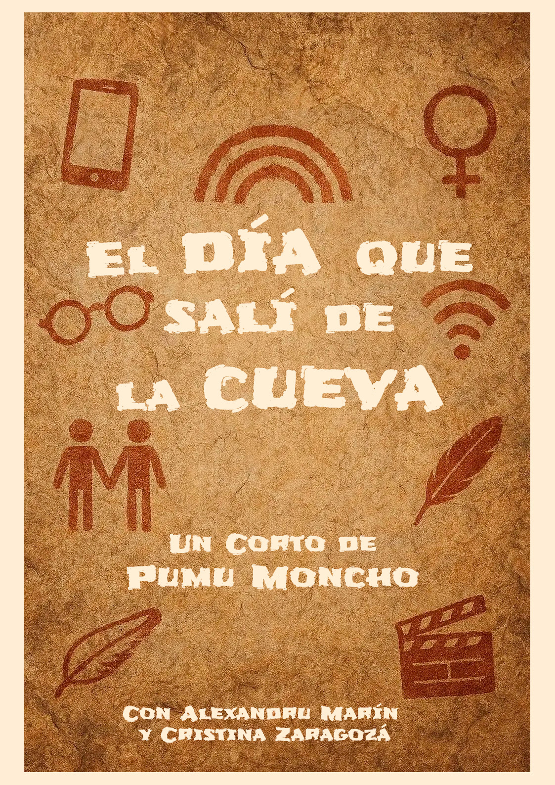 Póster del corto El día que salí de la cueva