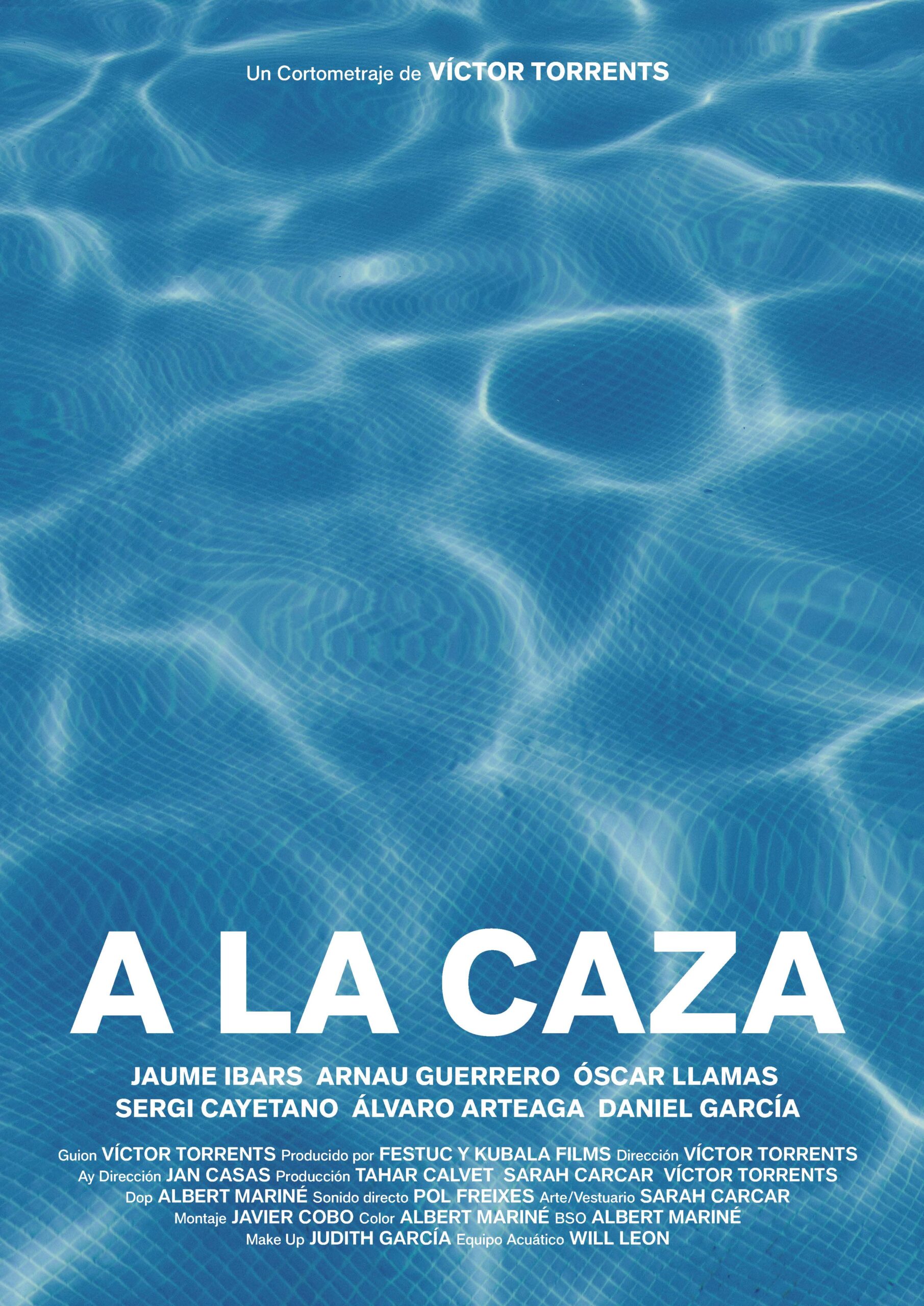 Póster del corto A LA CAZA