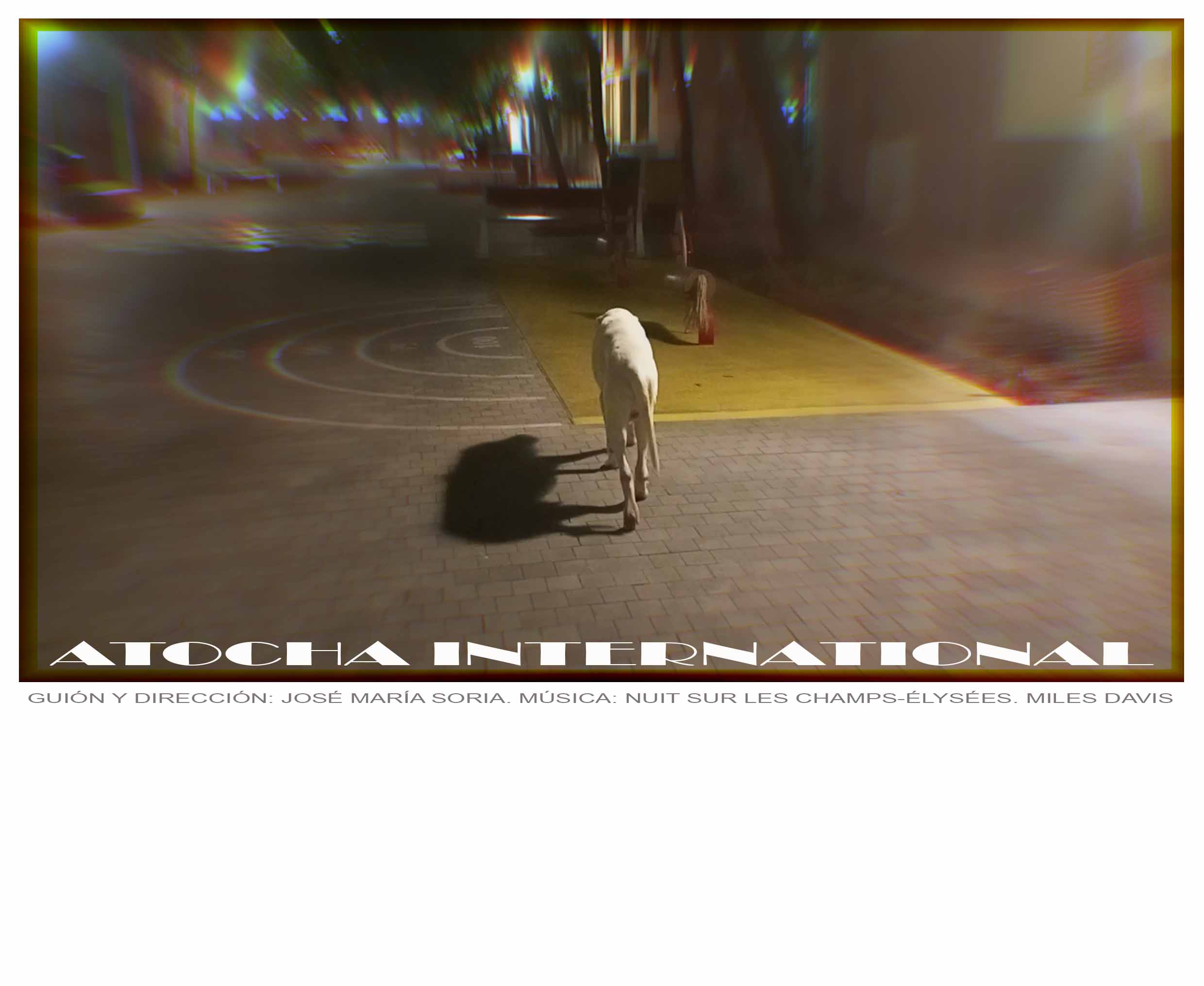 Póster del corto Atocha international