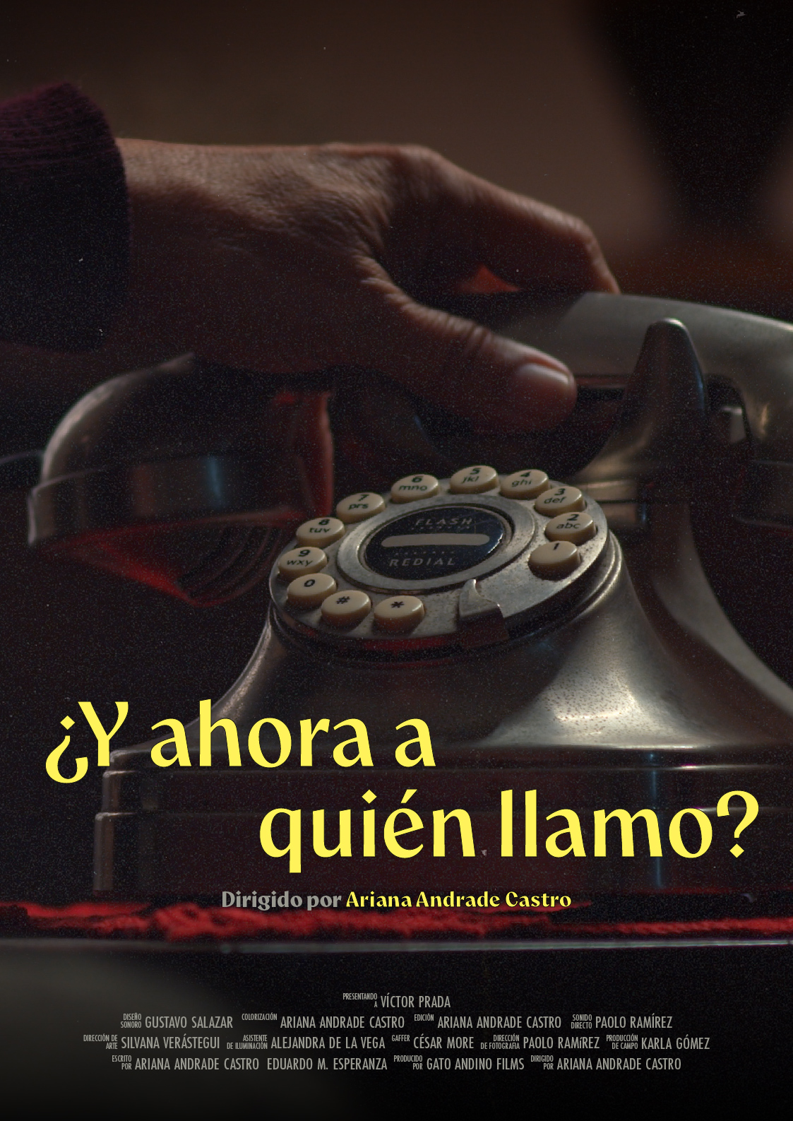Póster del corto ¿Y ahora a quién llamo?