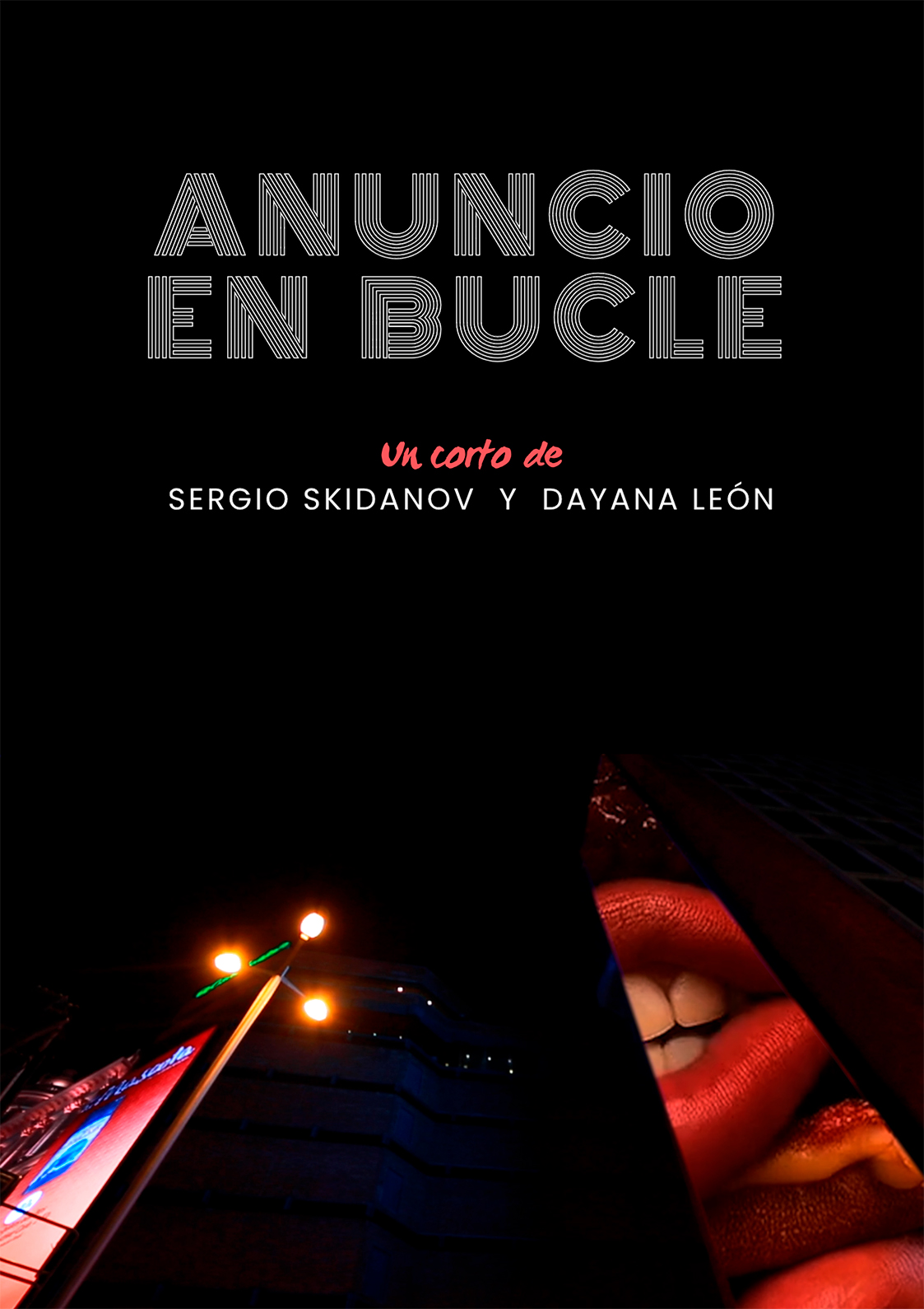 Póster del corto Anuncio en bucle