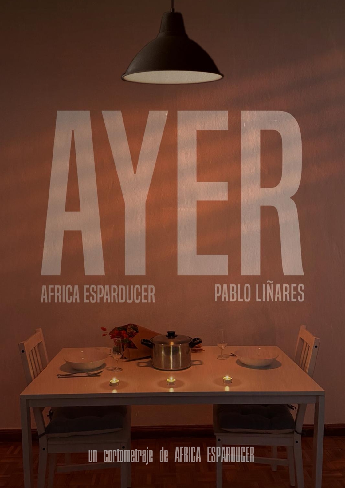 Póster del corto Ayer