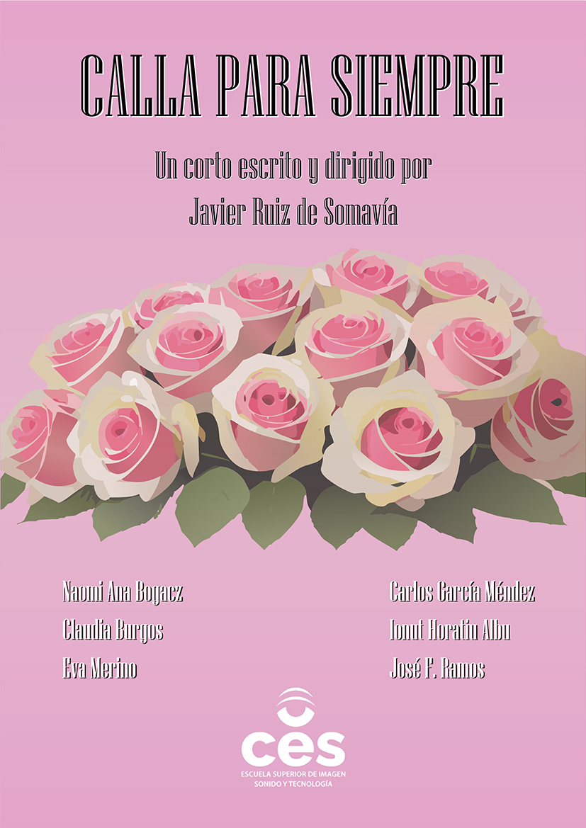 Póster del corto Calla para siempre