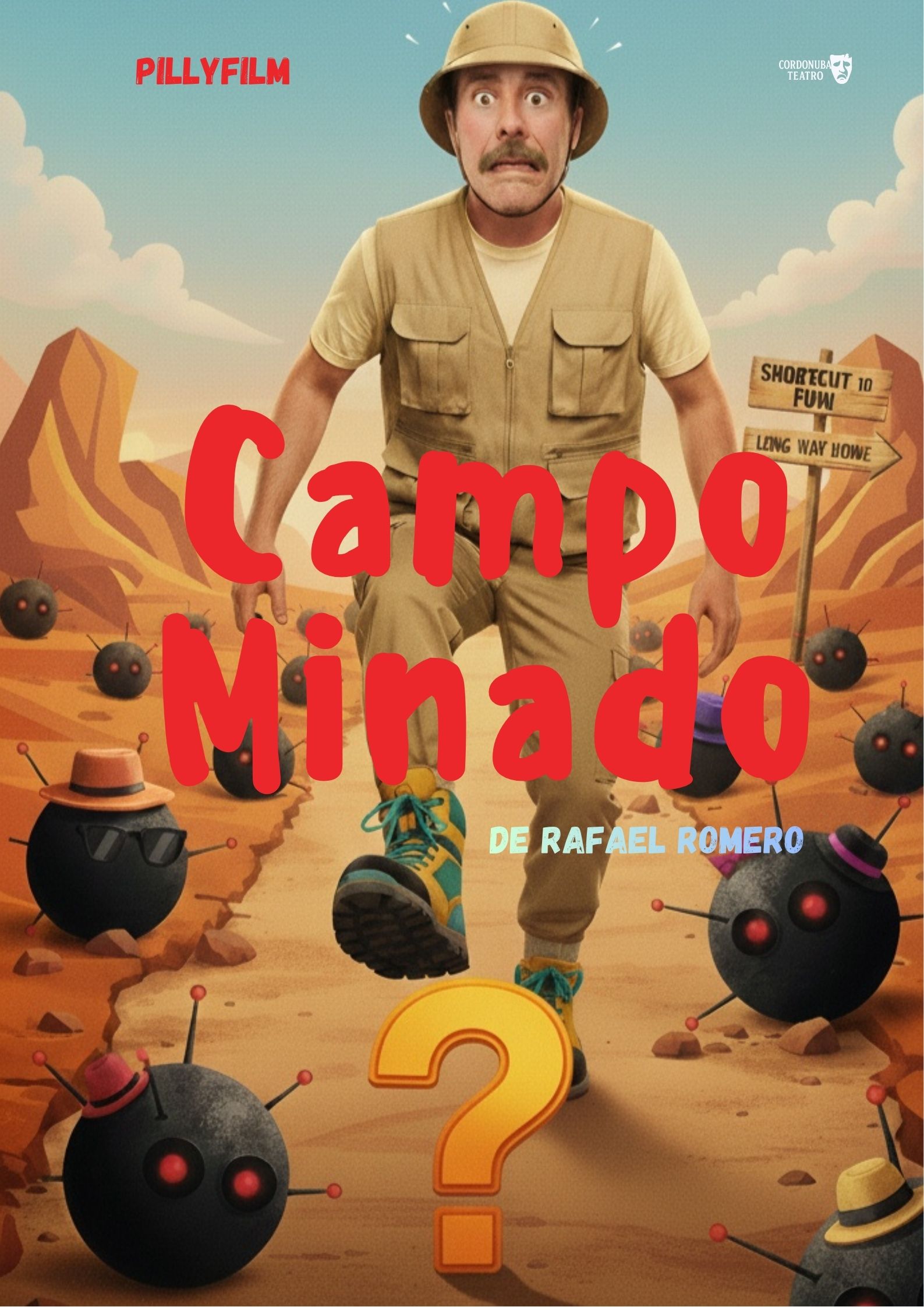 Póster del corto Campo Minado