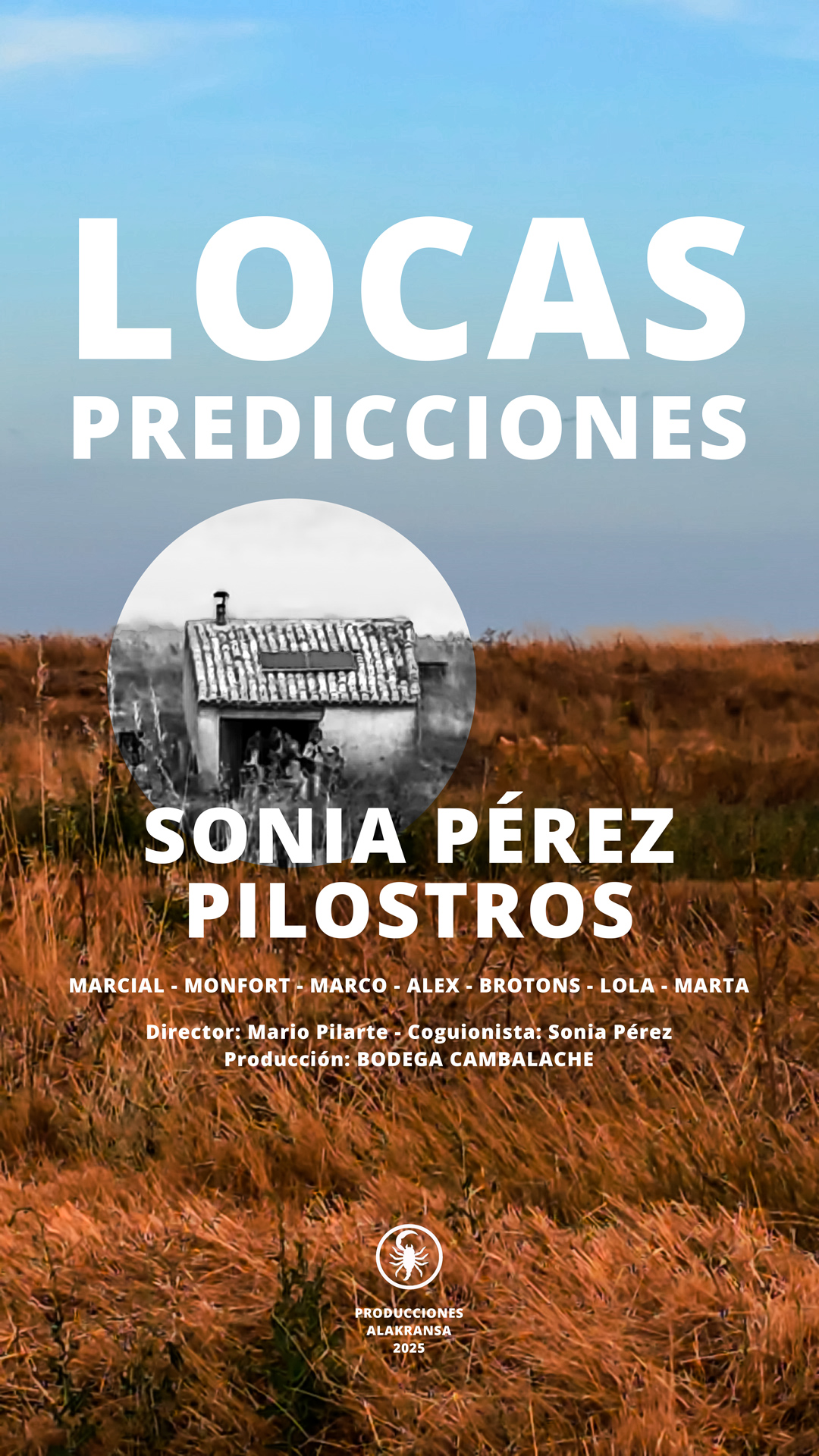Póster del corto LOCAS PREDICCIONES