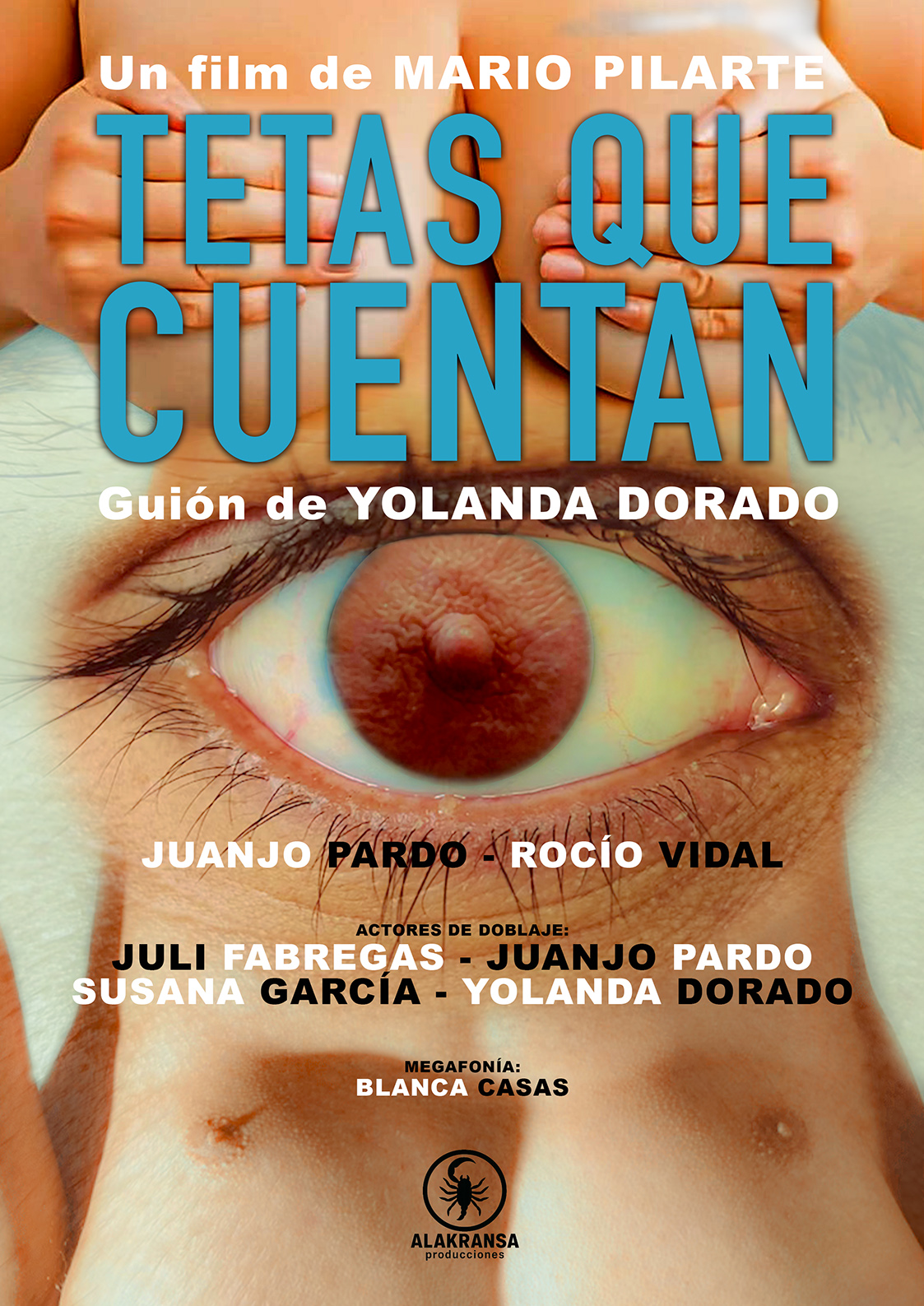 Póster del corto TETAS QUE CUENTAN