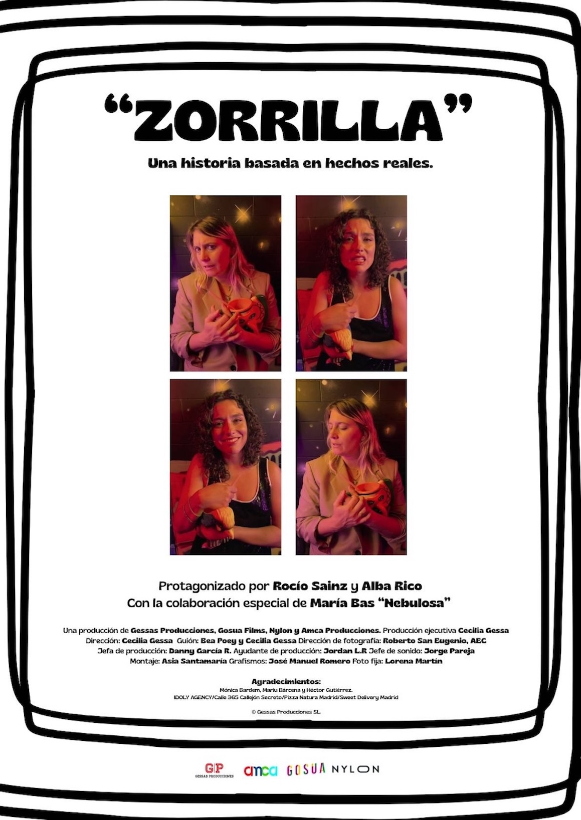 Póster del corto Zorrilla