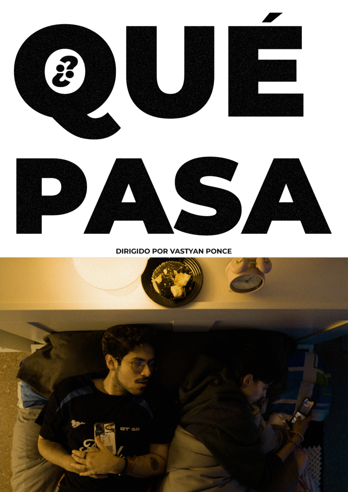 Póster del corto ¿QUÉ PASA?