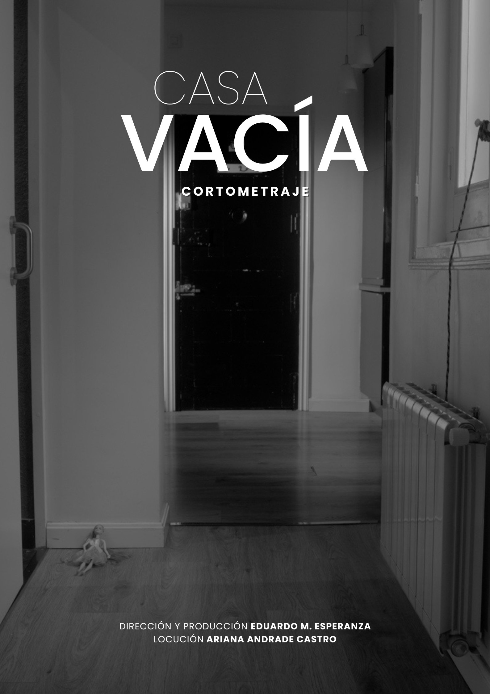 Póster del corto CASA VACÍA