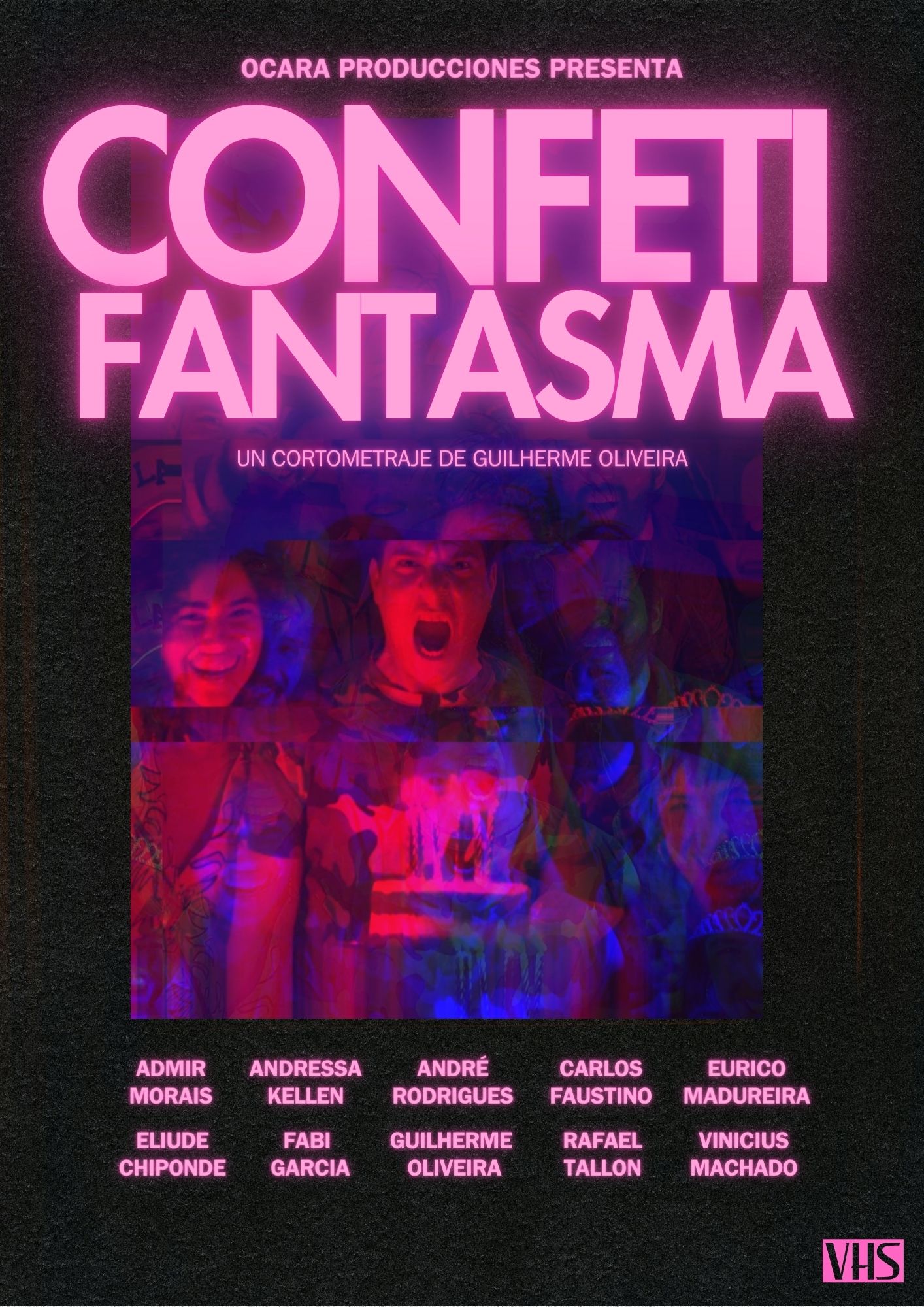 Póster del corto CONFETI FANTASMA