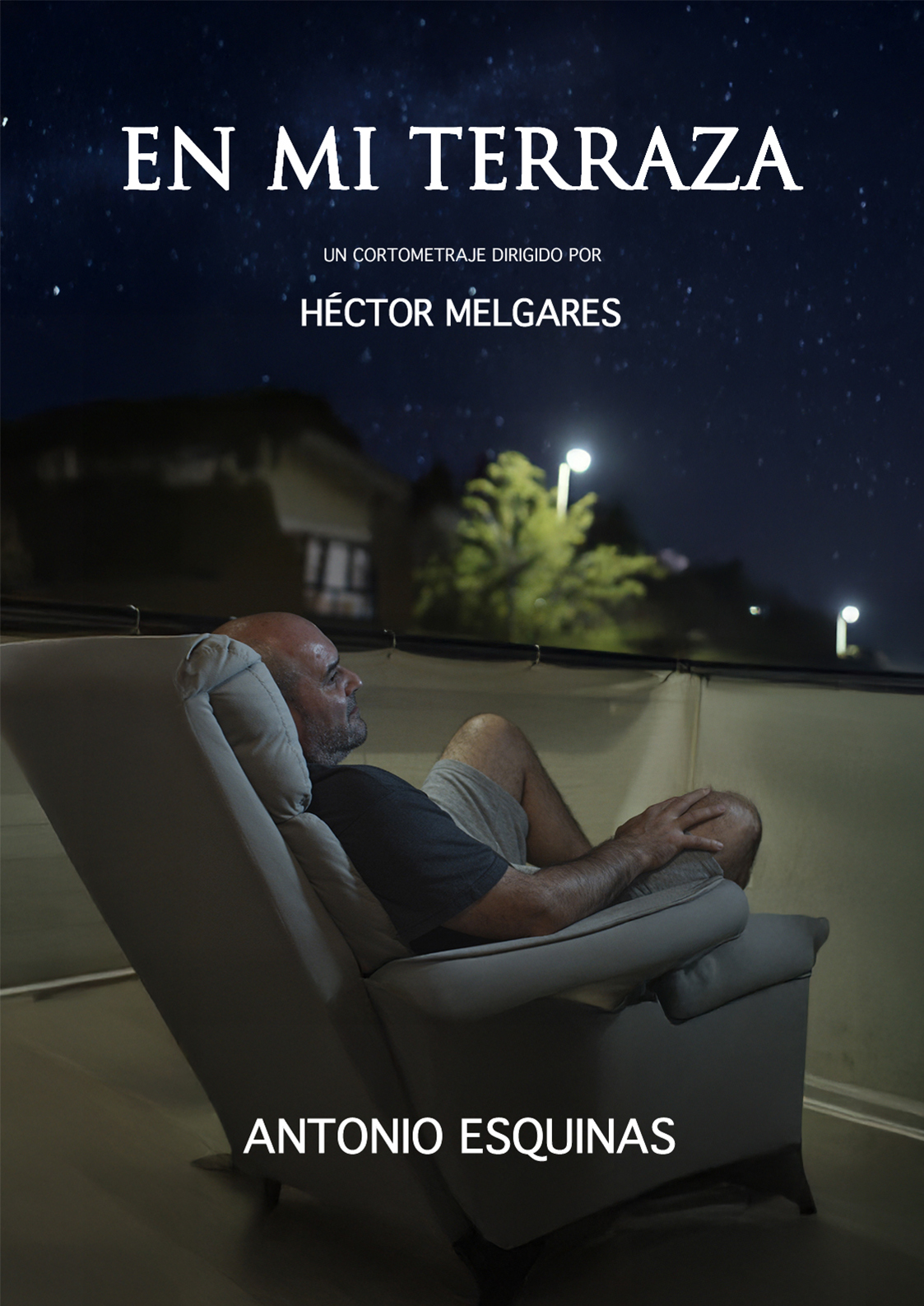 Póster del corto EN MI TERRAZA