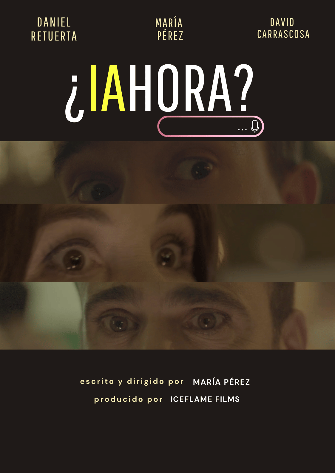 Póster del corto ¿IAHORA?
