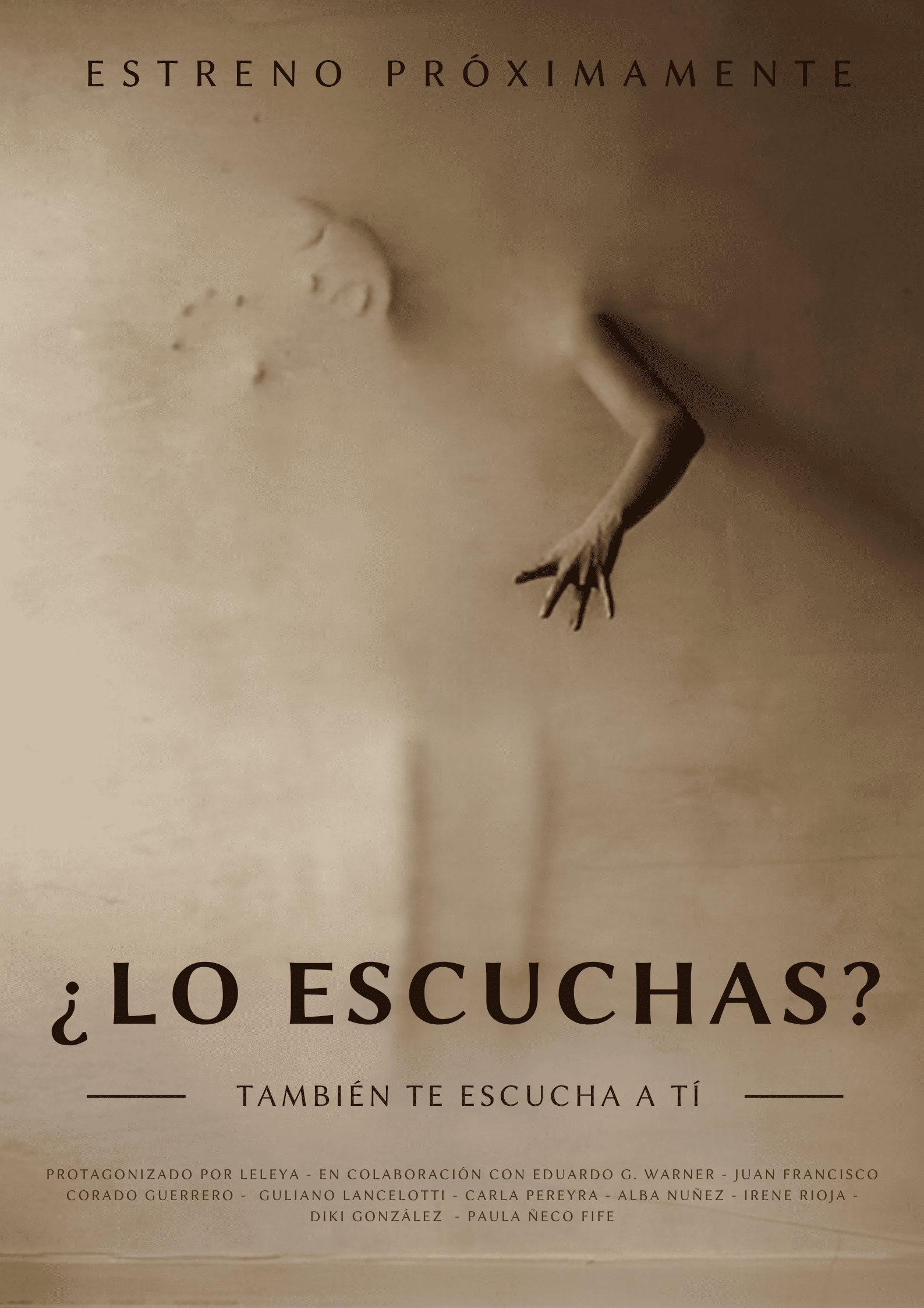 Póster del corto ¿Lo escuchas?