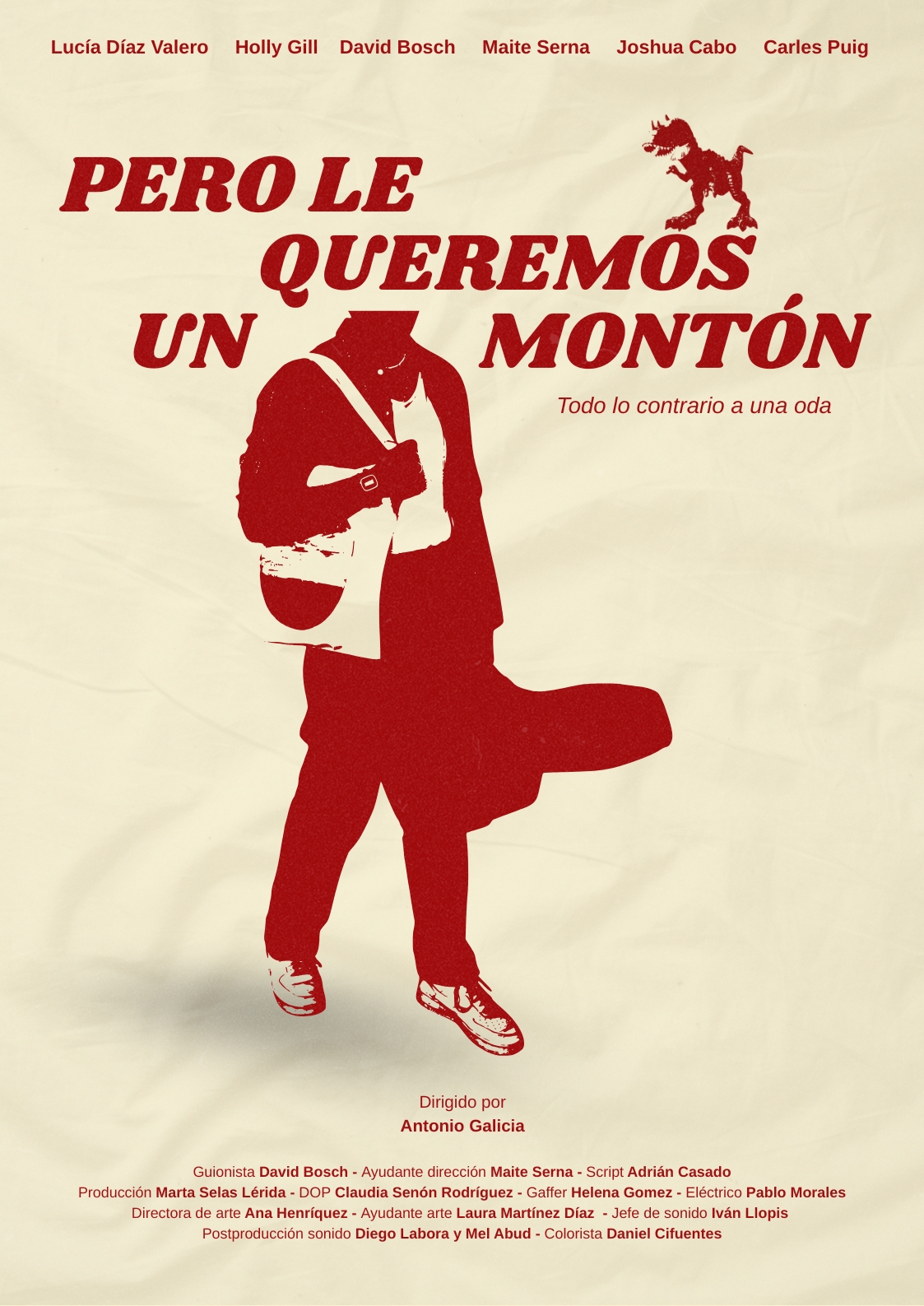 Póster del corto Pero le queremos un montón