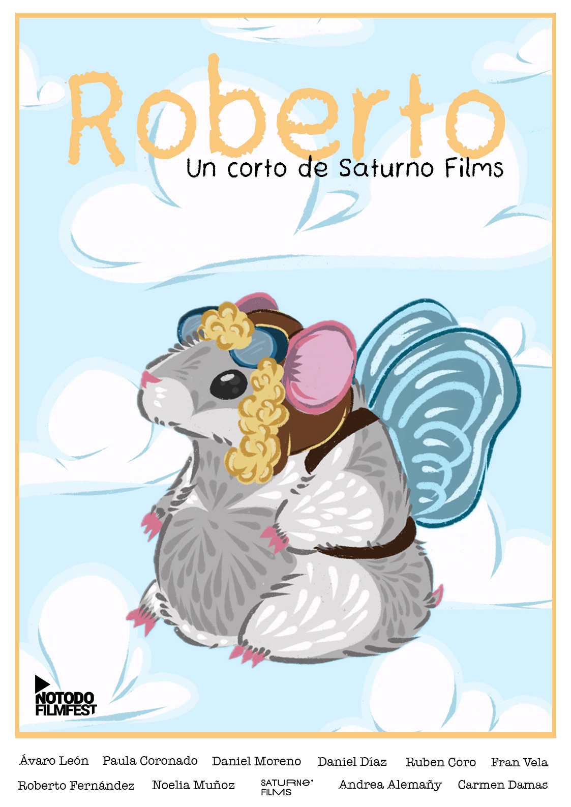 Póster del corto ROBERTO