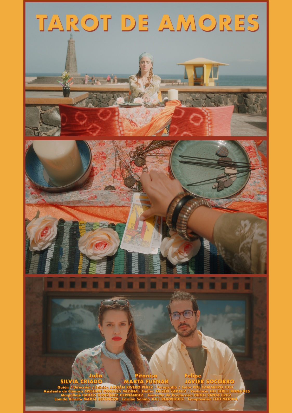 Póster del corto Tarot de Amores