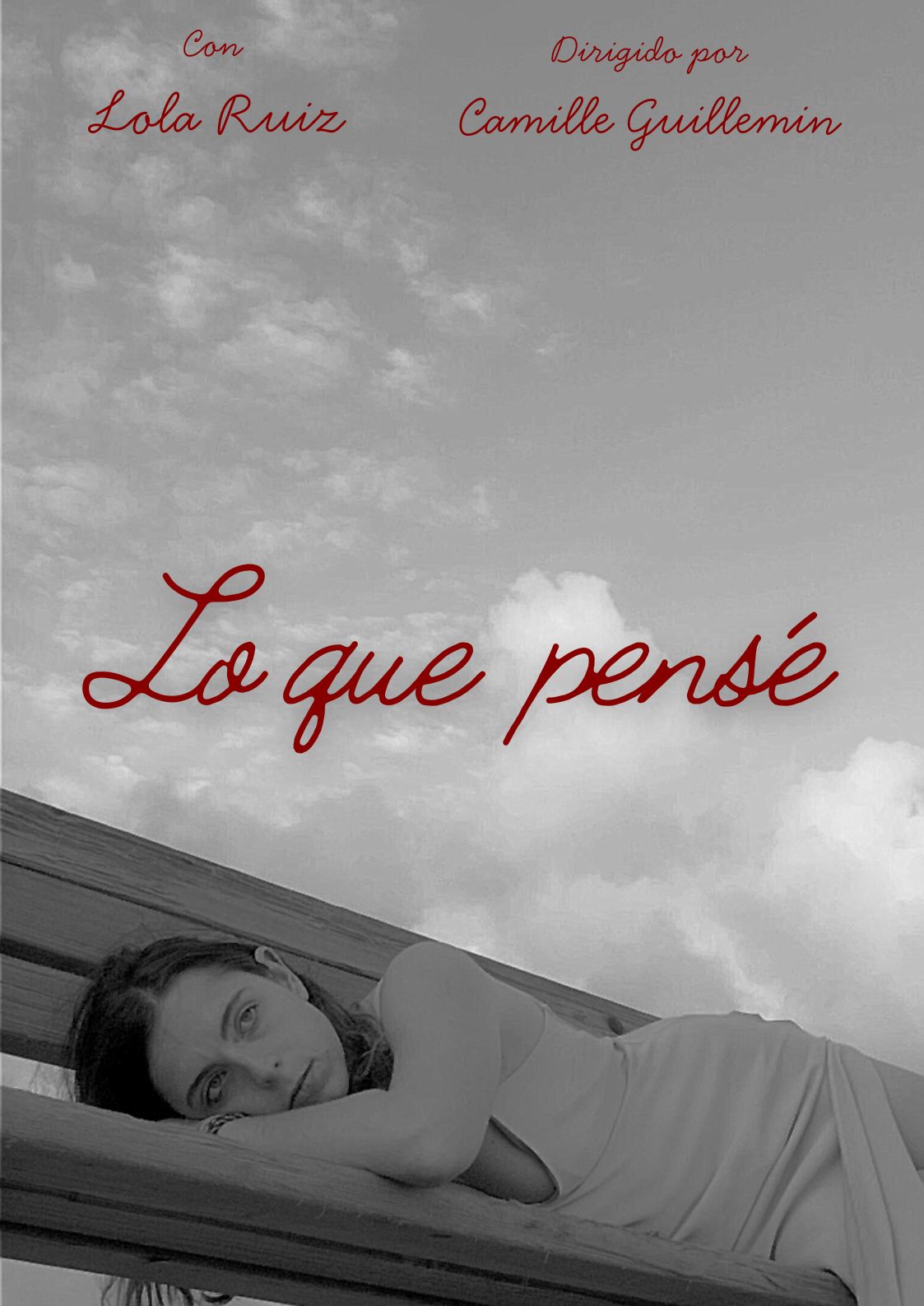 Póster del corto Lo que pensé