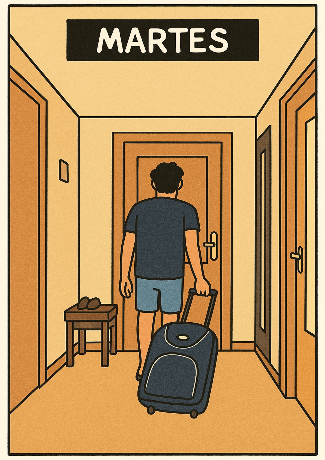 Póster del corto Martes