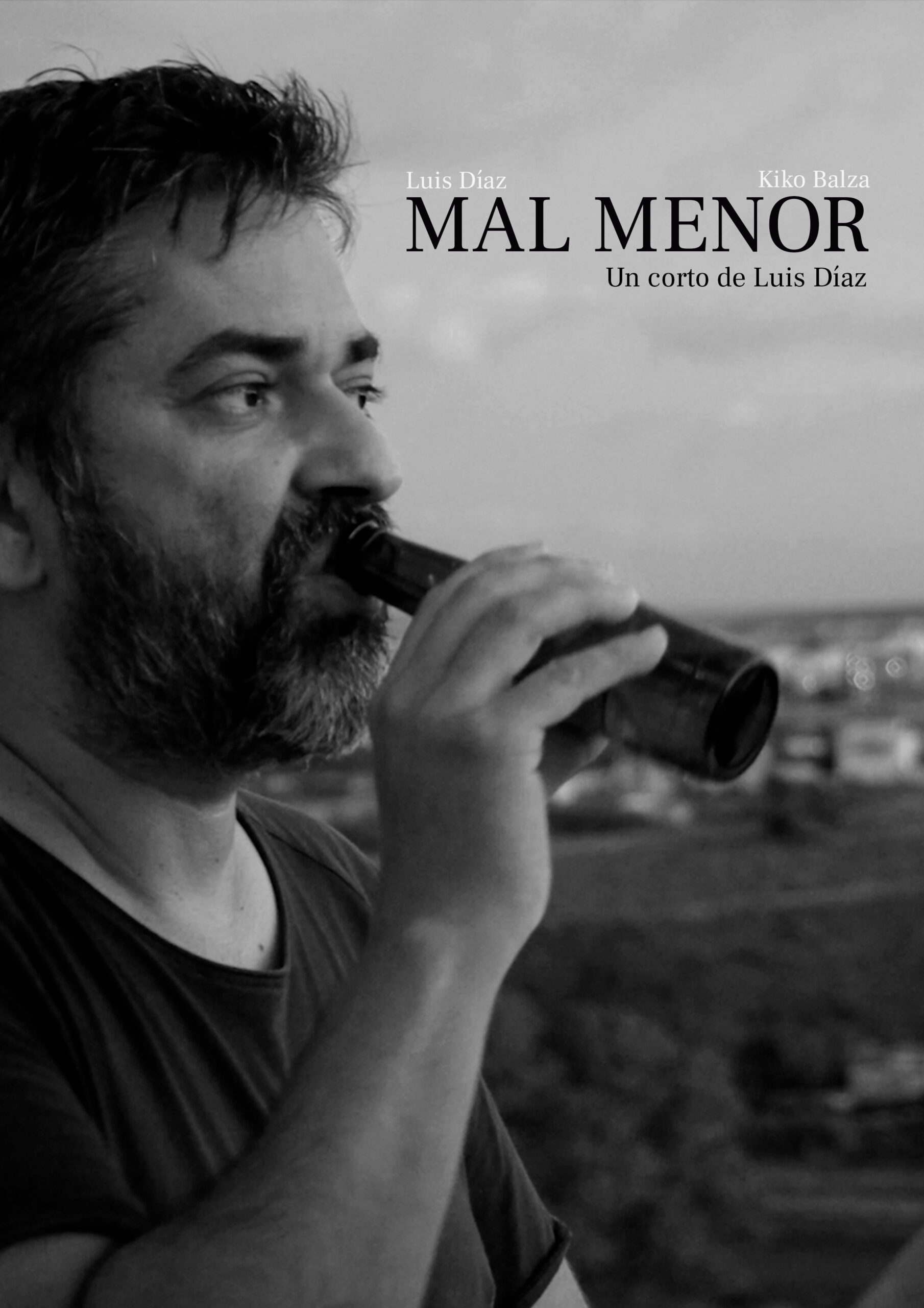Póster del corto MAL MENOR