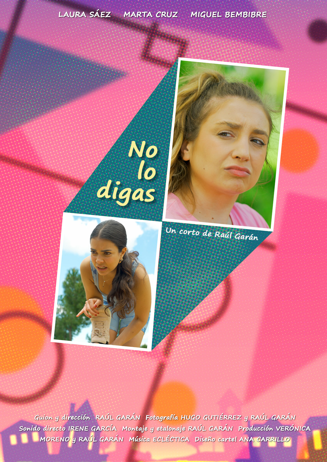 Póster del corto No lo digas