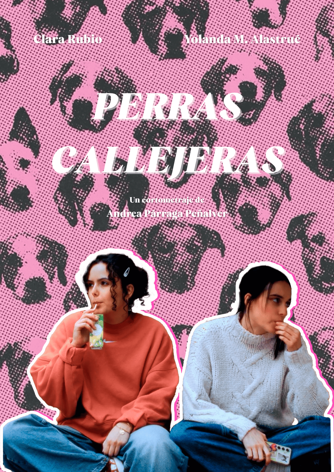 Póster del corto Perras Callejeras