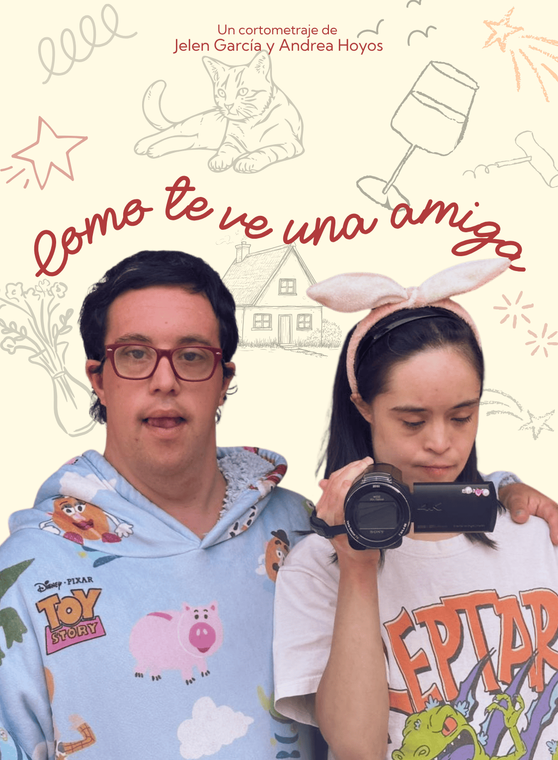 Póster del corto Como te ve una amiga