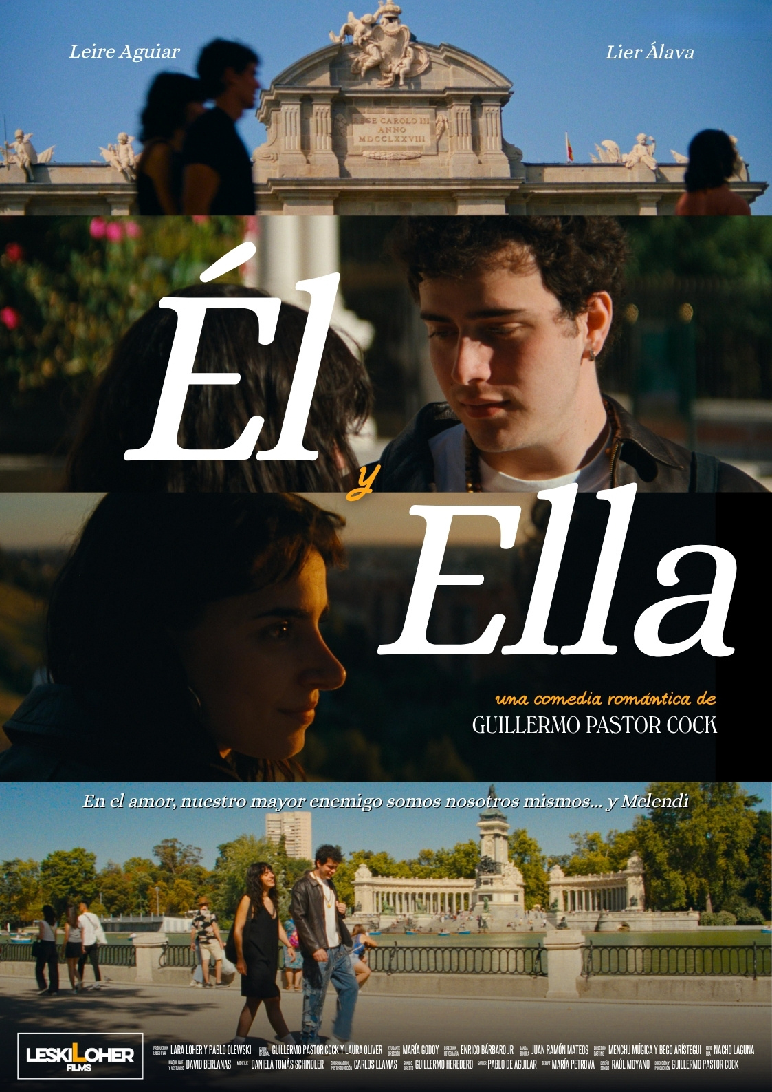 Póster del corto Él y Ella
