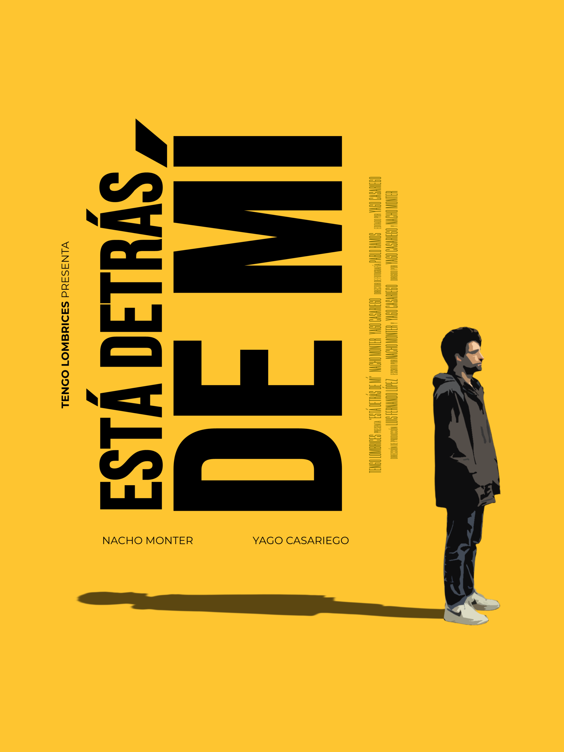 Póster del corto Está detrás de mí