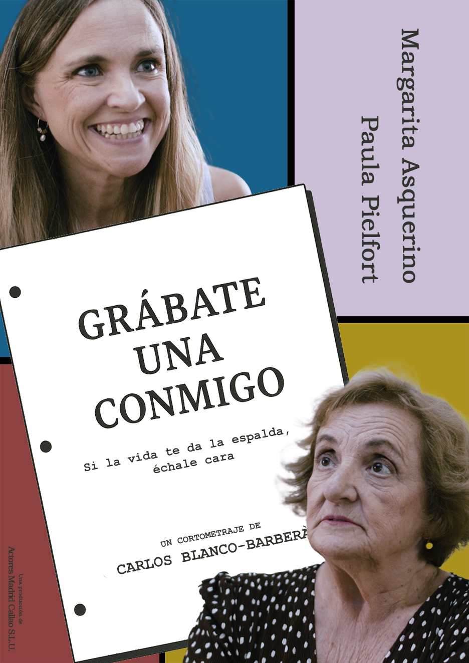 Póster del corto Grábate una conmigo