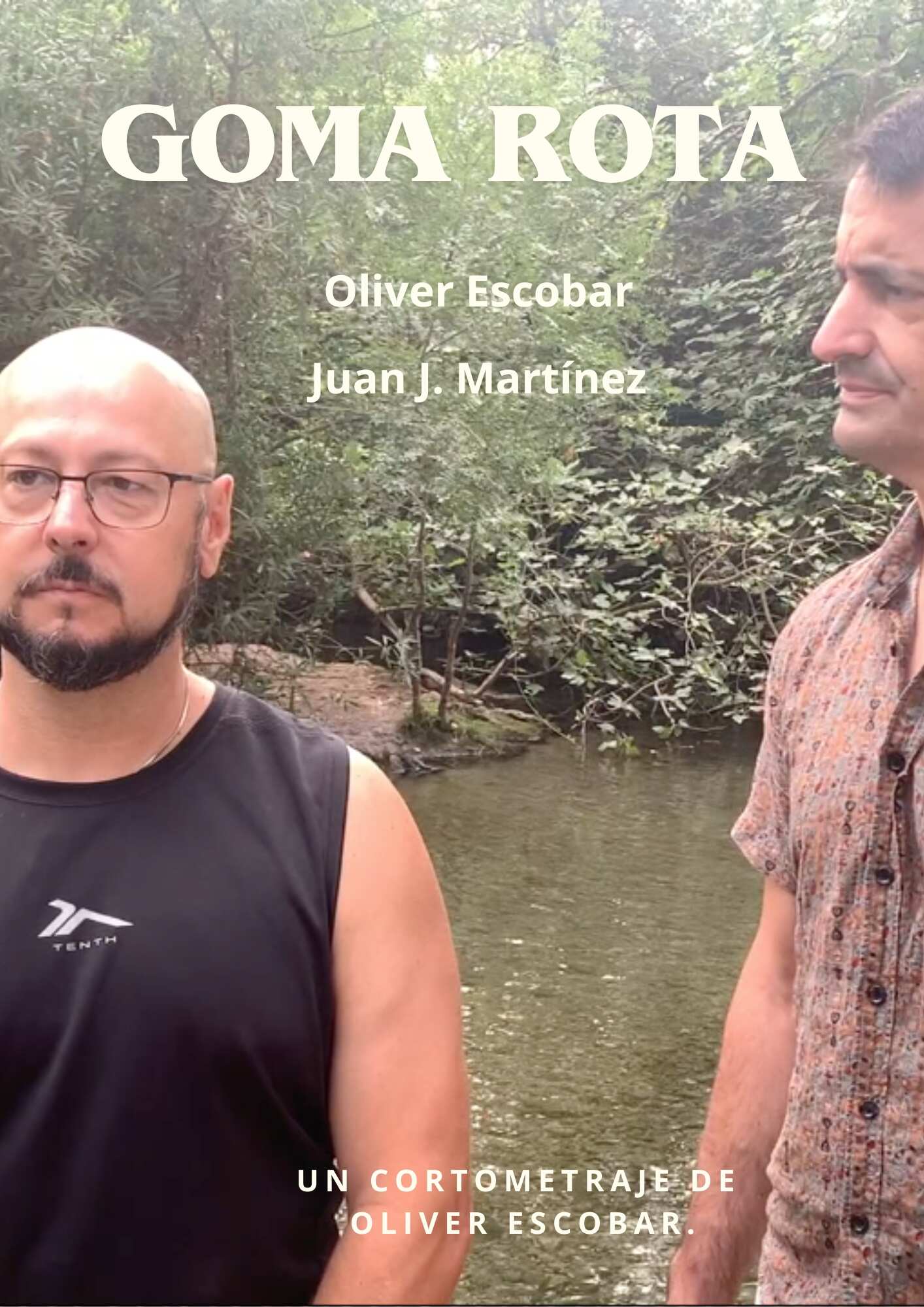 Póster del corto GOMA ROTA